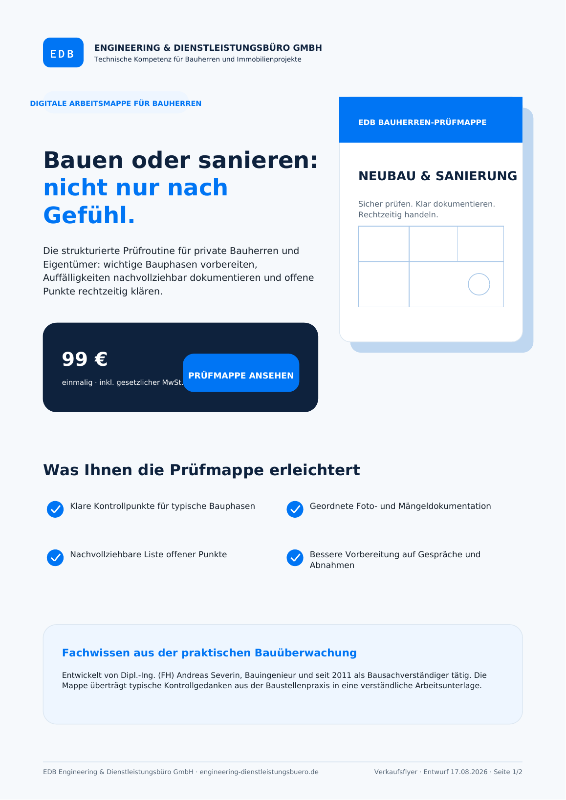 Du betrachtest gerade Baumängel vor der Bauabnahme erkennen: Checkliste für Bauherren