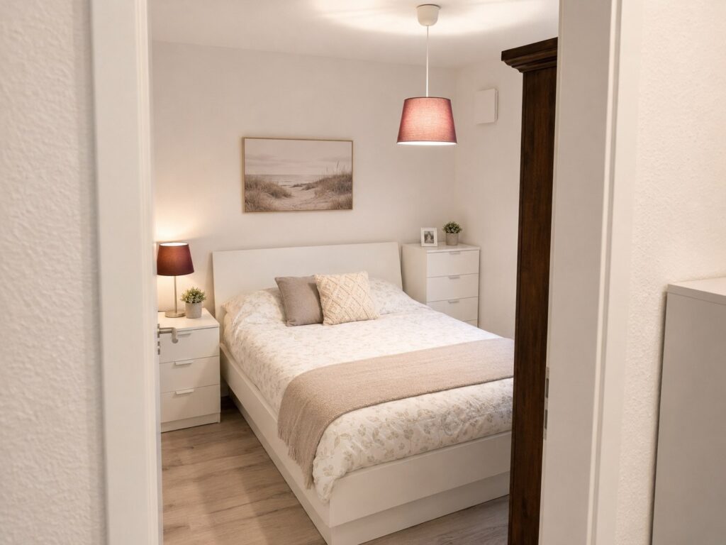 Referenzwohnung Haus H – Beispielausstattung Schlafzimmer