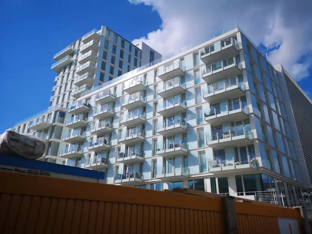 Wohnhochhaus in Hamburg während der Projektleitung