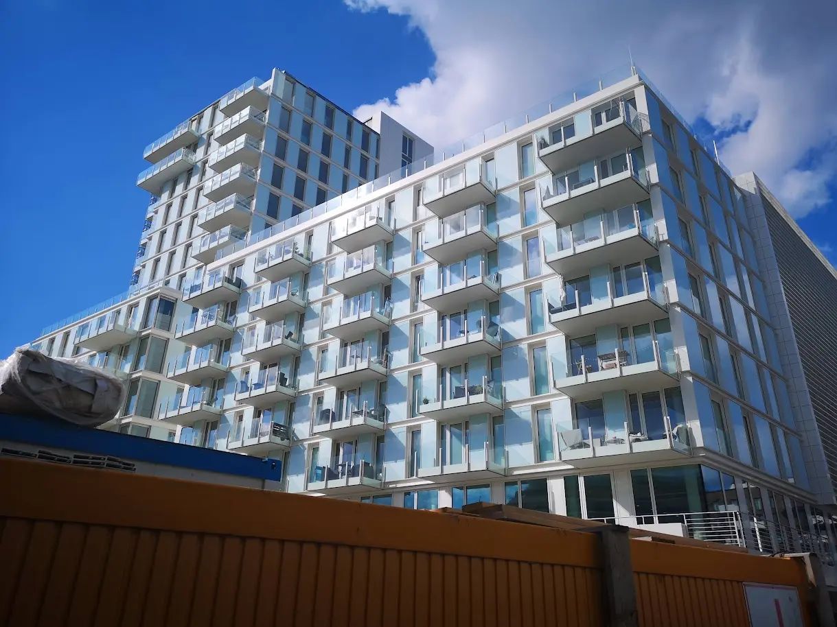Wohnhochhaus in Hamburg während der Projektleitung